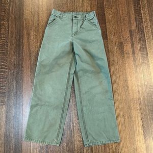 Carhartt Boy’s Army Green Pants size 16